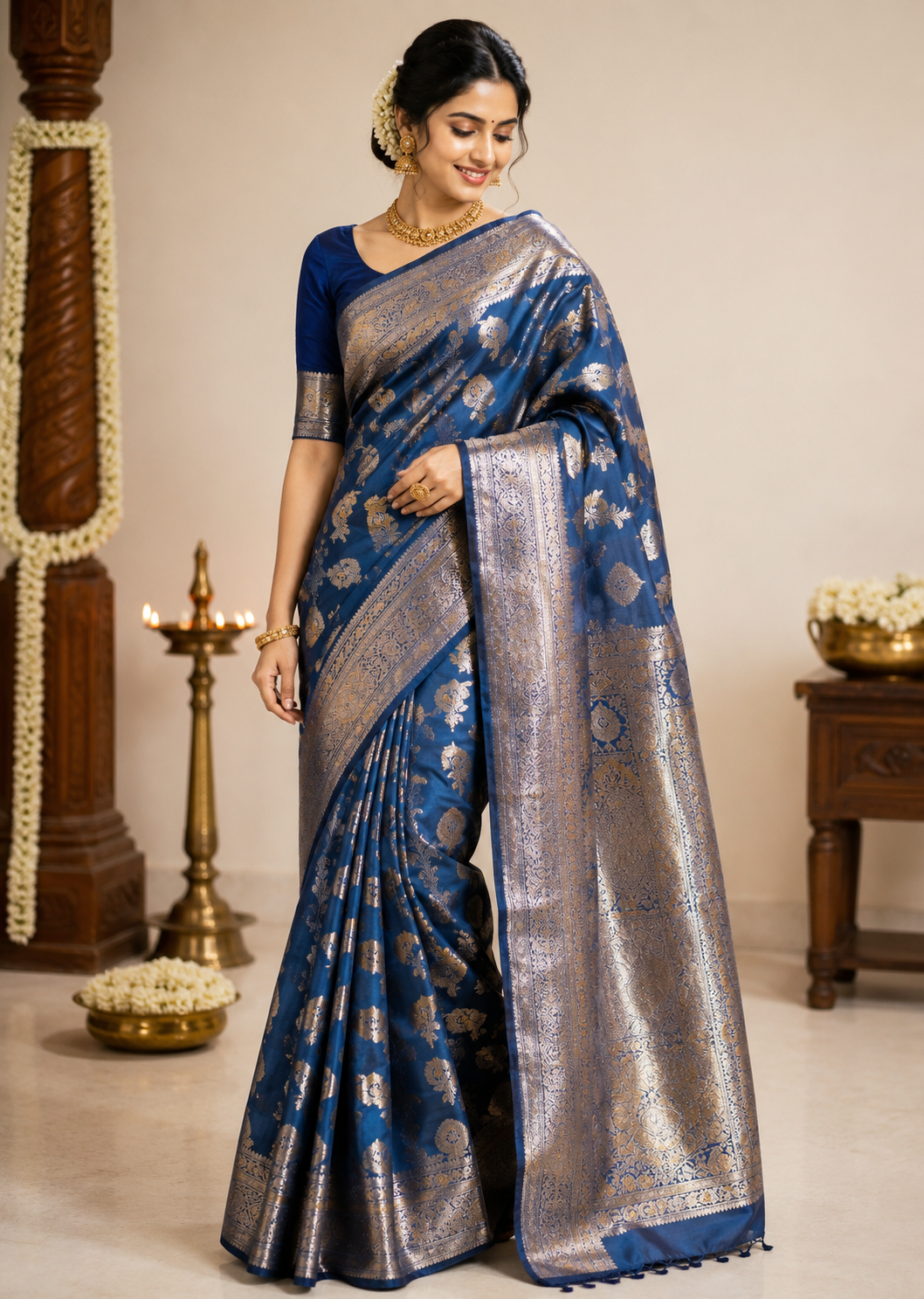 Poly silk Saree