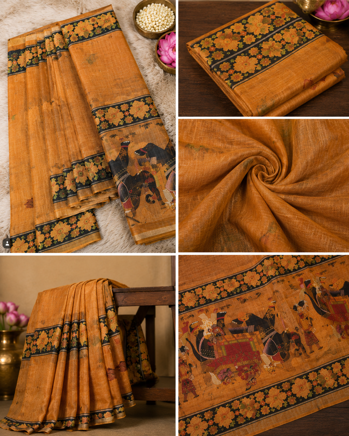 Printed saree