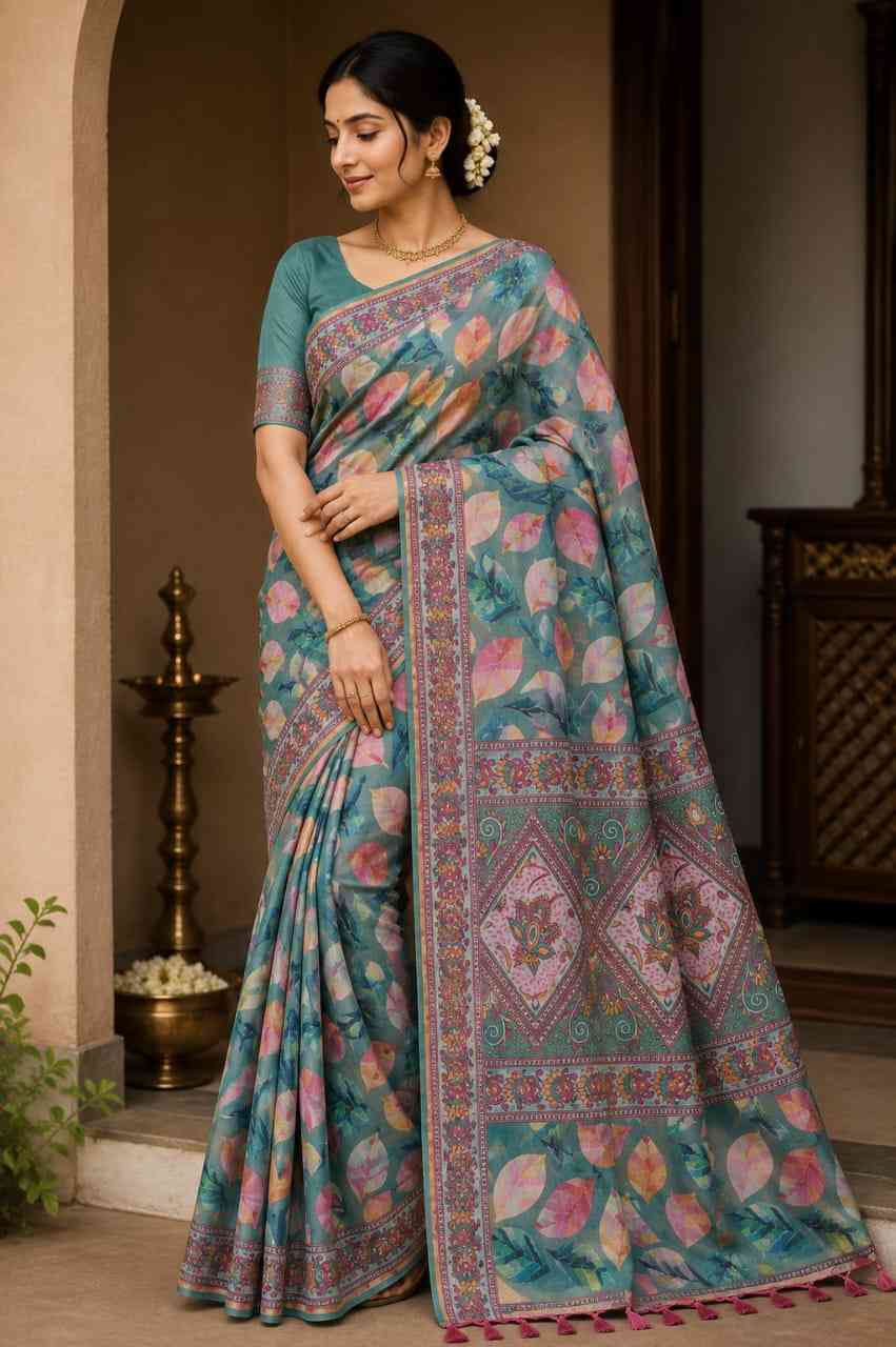 Indigo silk 